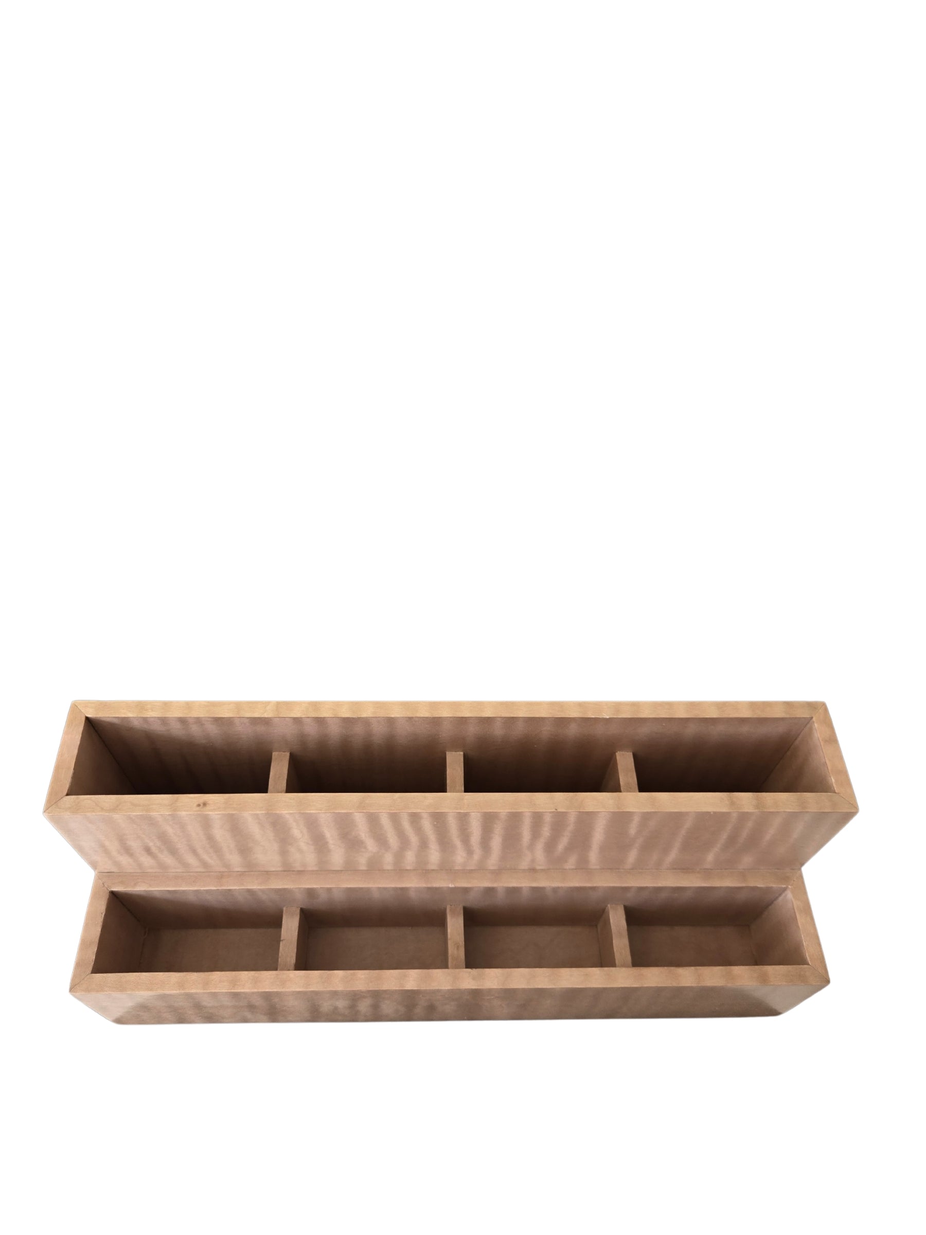 Bathroom Organiser - Blush Curly Maple