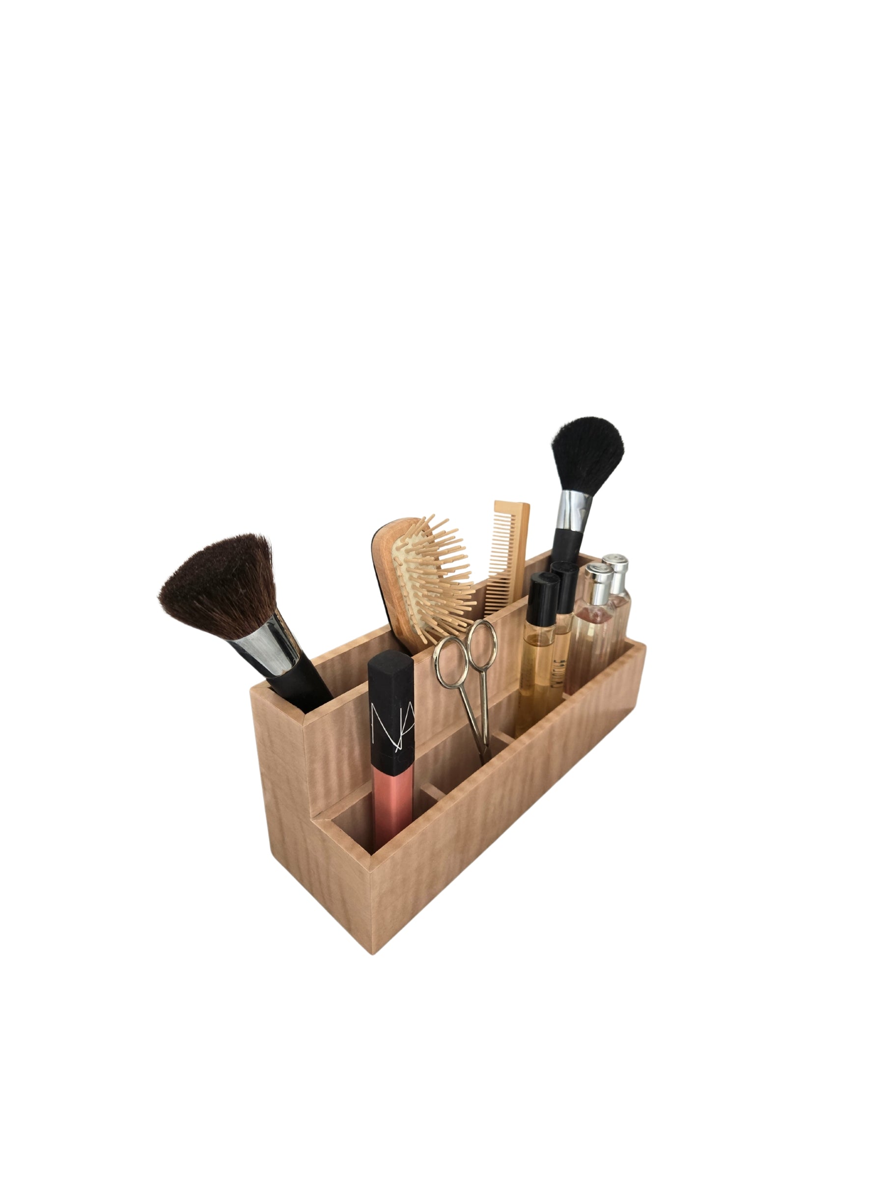 Bathroom Organiser - Blush Curly Maple