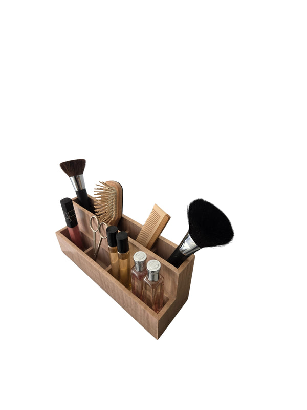 Bathroom Organiser - Blush Curly Maple