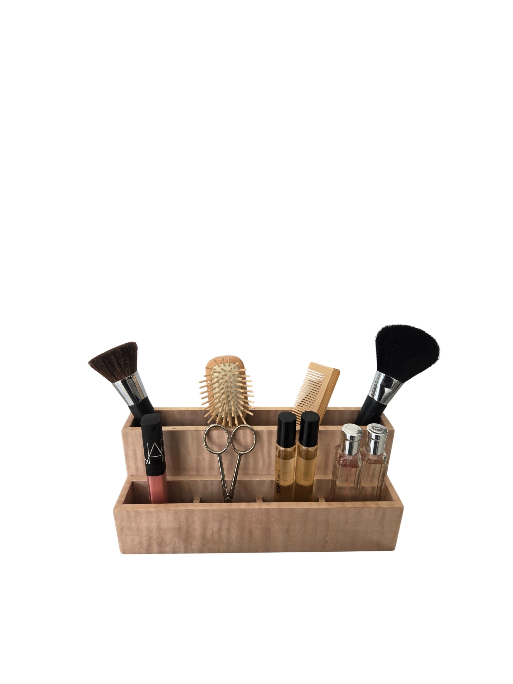 Bathroom Organiser - Blush Curly Maple