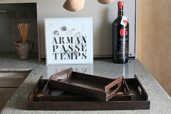 MEDIUM Wood Trays - Ziricote Exclusive Creations