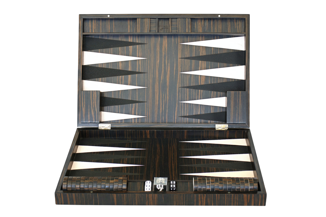 Luxury Backgammon Sets & Boards - Dark Ebony