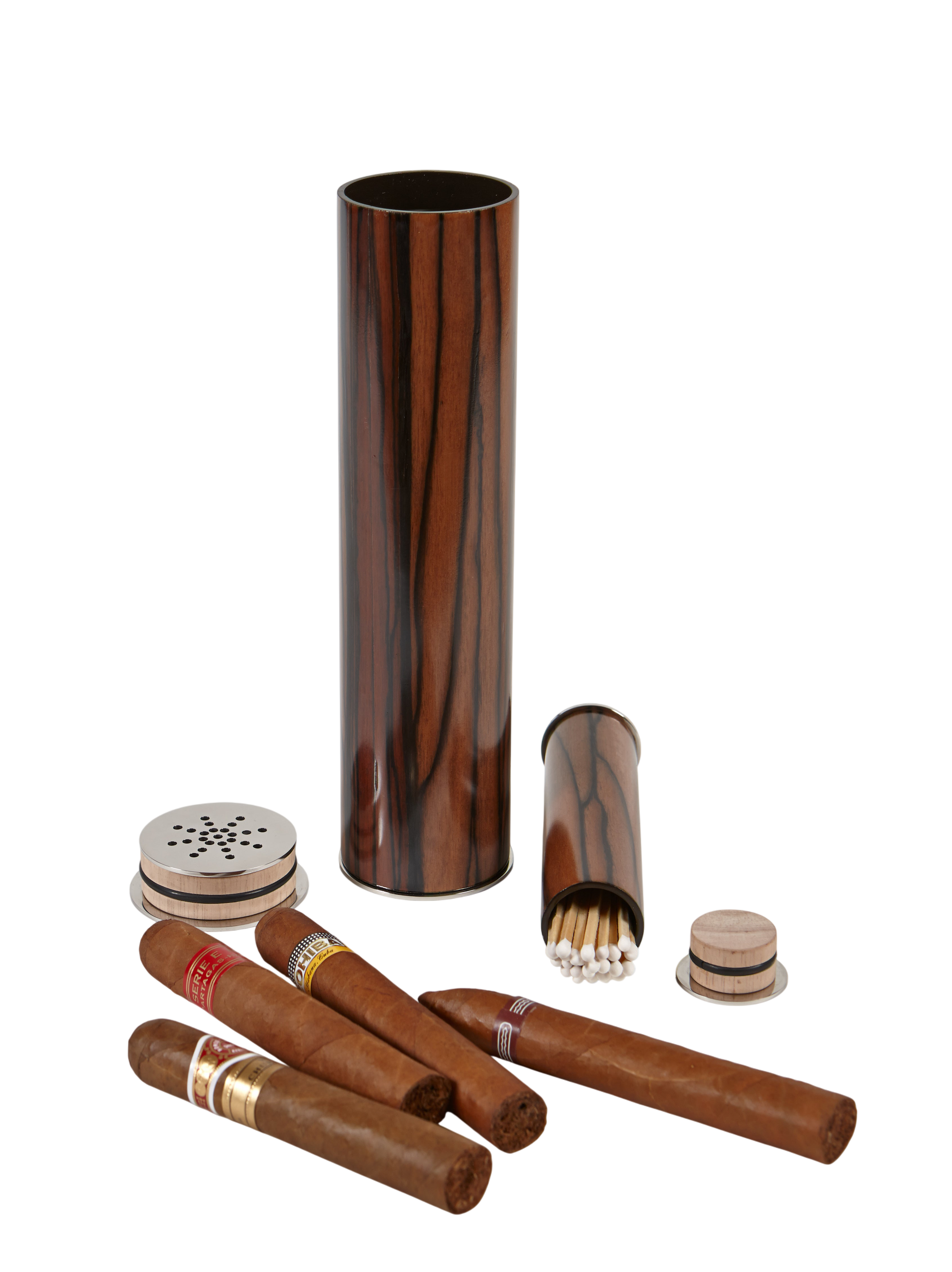 Cigar Humidifier - Royal Ebony Macassar