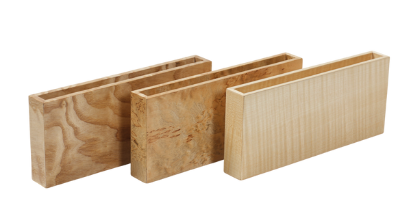 Figured Sycamore Exclusive Creations Leggy Box