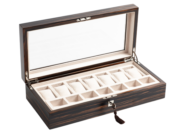 Spider Ebony Macassar Exclusive Creations Watch Box