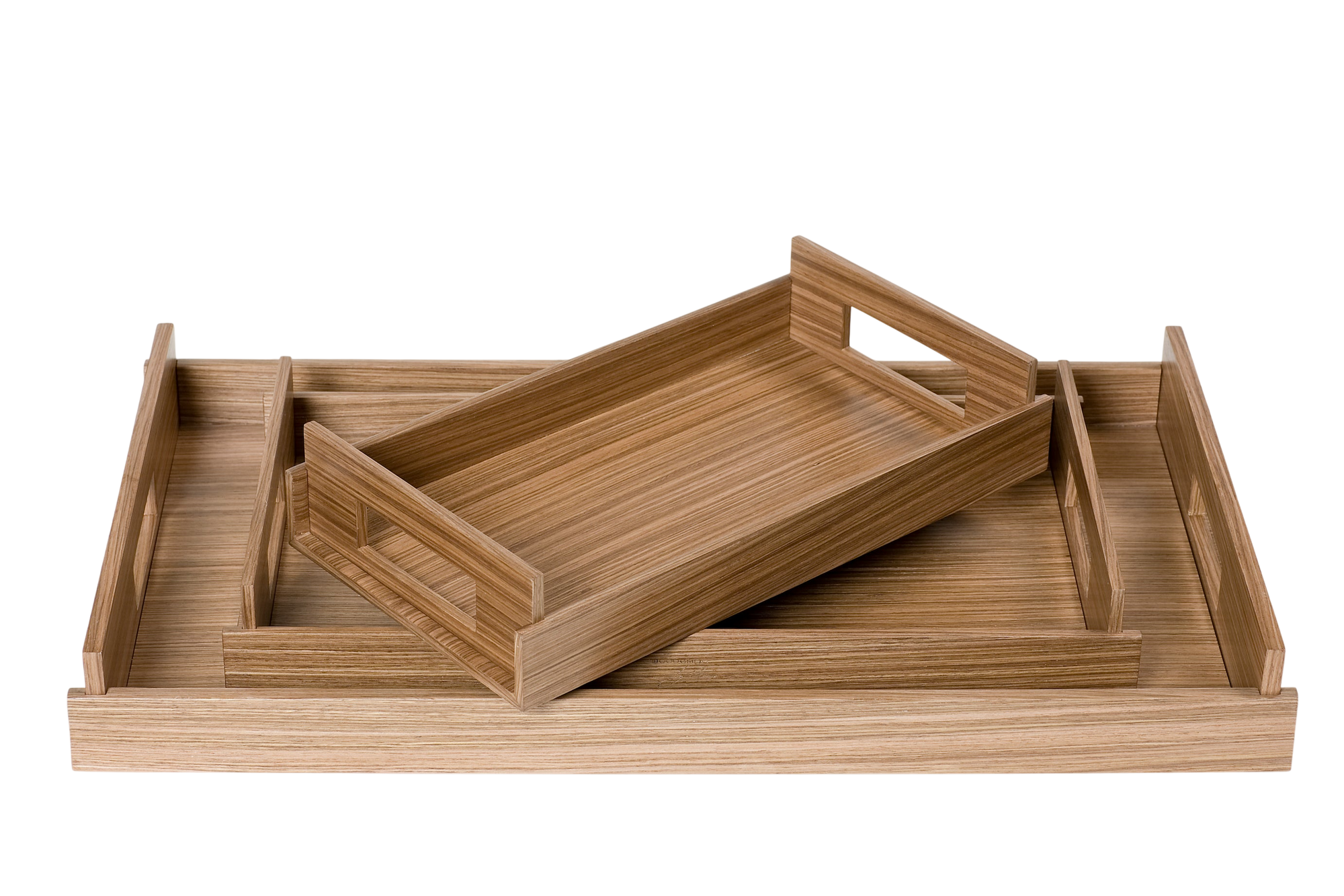LARGE Wood Trays - Warm Walnut