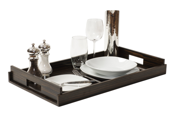 LARGE Wood Trays - Dark Ebony