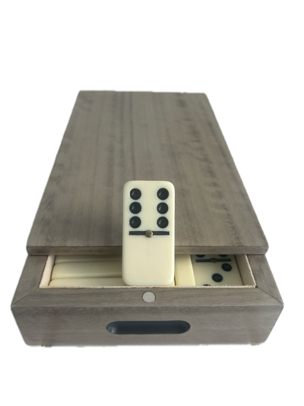 Sterling Grey Dominoes Set