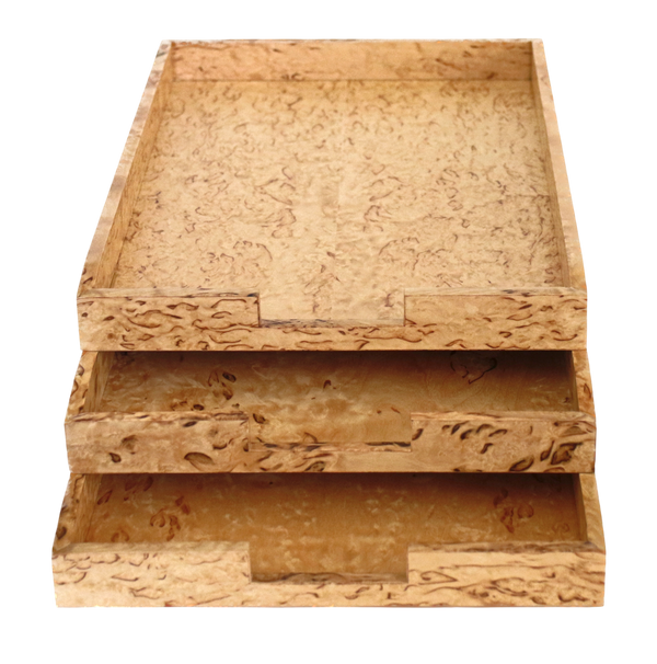 Karelian Birch Exclusive Creations Luxury Desk Set - OUT OF STOCK
