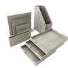 Desk Set - Sterling Grey